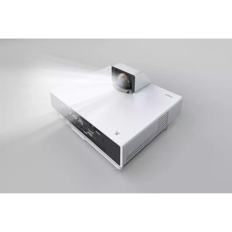 Epson EB-800F Ultrakurzdistanz-3LCD-Laserprojektor, Full HD 1080p, 5000 lm, 16:9, Weiß