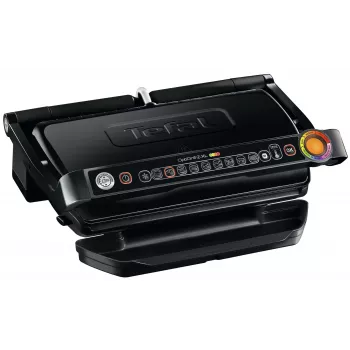 Kontaktgrill Tefal GC7228 — Kontaktgrill, 800 cm² Grillfläche, einstellbarer Thermostat, schwarzer Edelstahl