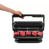 Kontaktgrill Tefal GC7228 — Kontaktgrill, 800 cm² Grillfläche, einstellbarer Thermostat, schwarzer Edelstahl