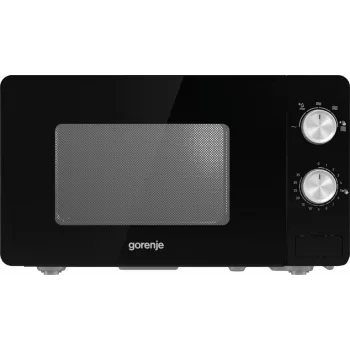 Solo-Mikrowelle Gorenje MO20E1B – 20 L, 800 W, 5 Leistungsstufen, 270 mm Drehteller, schwarz
