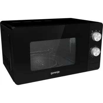 Solo-Mikrowelle Gorenje MO20E1B – 20 L, 800 W, 5 Leistungsstufen, 270 mm Drehteller, schwarz