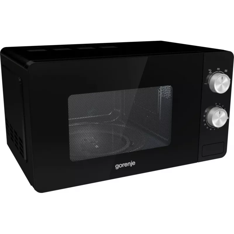 Solo-Mikrowelle Gorenje MO20E1B – 20 L, 800 W, 5 Leistungsstufen, 270 mm Drehteller, schwarz