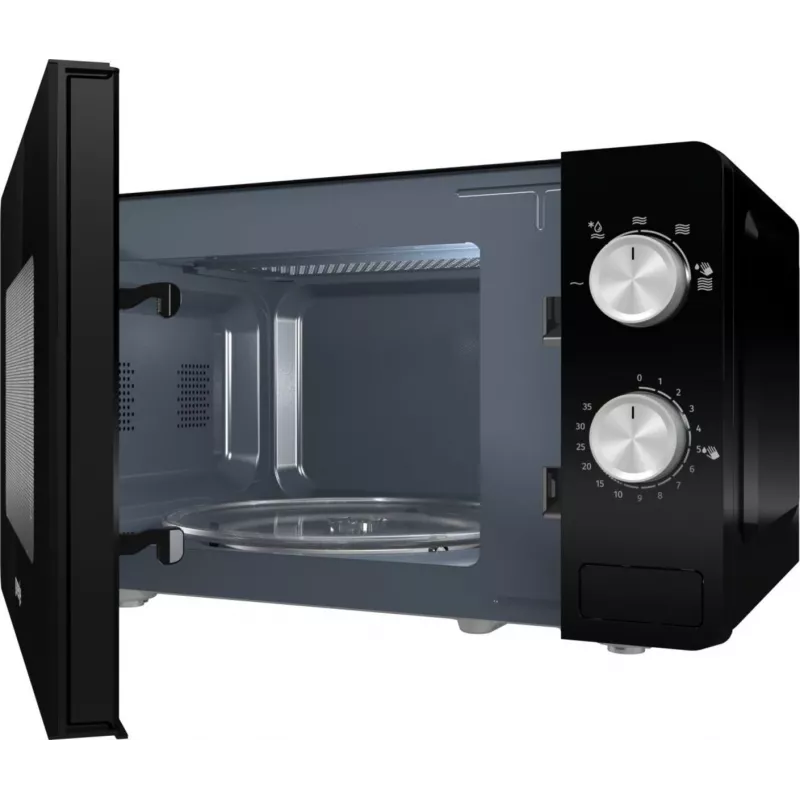Solo-Mikrowelle Gorenje MO20E1B – 20 L, 800 W, 5 Leistungsstufen, 270 mm Drehteller, schwarz