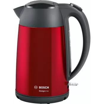 Bosch TWK3P424 Wasserkocher 1,7 L 2400 W Grau, Rot