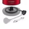 Bosch TWK3P424 Wasserkocher 1,7 L 2400 W Grau, Rot