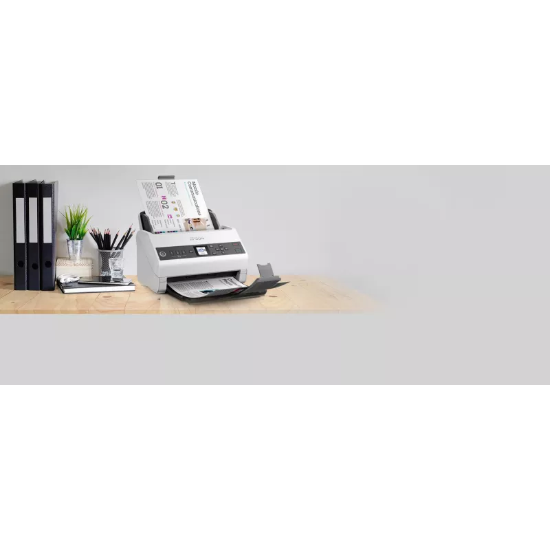 Epson DS-730N Einzugsscanner 600 x 600 DPI A4 Schwarz, Grau