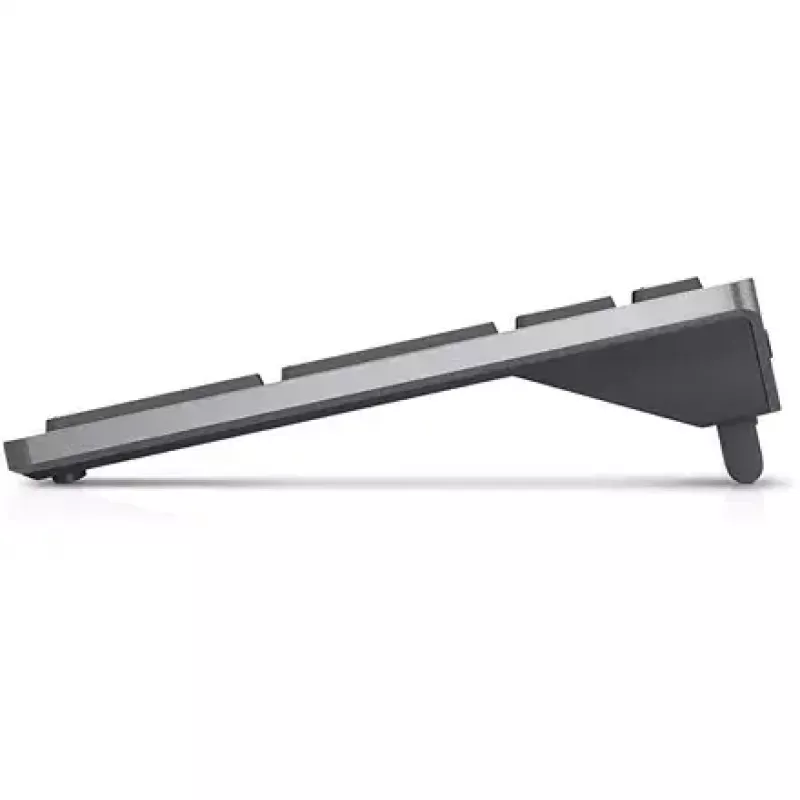 Kabellose Tastatur und Maus Dell KM7120W Bluetooth Titangrau kompakte Tastatur ergonomische Maus