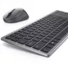 Kabellose Tastatur und Maus Dell KM7120W Bluetooth Titangrau kompakte Tastatur ergonomische Maus
