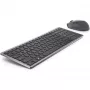 Kabellose Tastatur und Maus Dell KM7120W Bluetooth Titangrau kompakte Tastatur ergonomische Maus