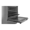 Freistehender Herd Bosch Serie 4 HKR39A250U, Cerankochfeld 4 Zonen, Backofen 66 L, Edelstahl, 600 mm
