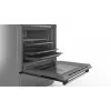 Freistehender Herd Bosch Serie 4 HKR39A250U, Cerankochfeld 4 Zonen, Backofen 66 L, Edelstahl, 600 mm
