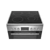 Freistehender Herd Bosch Serie 4 HKR39A250U, Cerankochfeld 4 Zonen, Backofen 66 L, Edelstahl, 600 mm