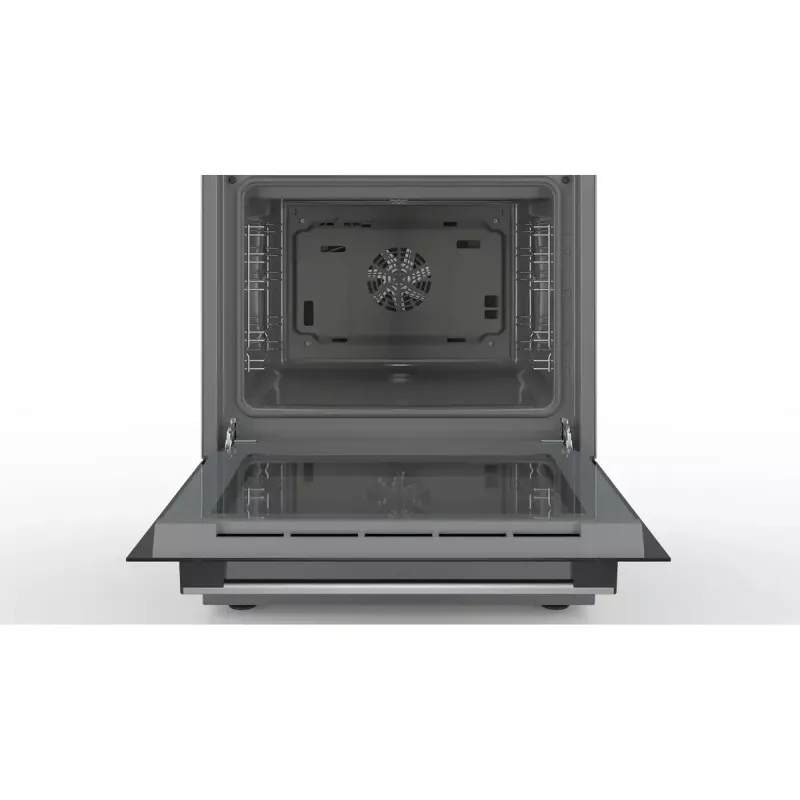 Freistehender Herd Bosch Serie 4 HKR39A250U, Cerankochfeld 4 Zonen, Backofen 66 L, Edelstahl, 600 mm