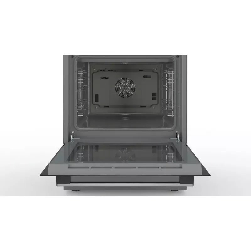 Freistehender Herd Bosch Serie 4 HKR39A250U, Cerankochfeld 4 Zonen, Backofen 66 L, Edelstahl, 600 mm