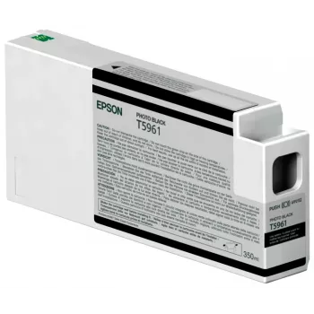 Epson Einzelpackung Fototinte Schwarz T596100 UltraChrome HDR 350 ml, Fotoschwarz, Farbstoffbasierte Tinte, 350 ml, 1 Stk.