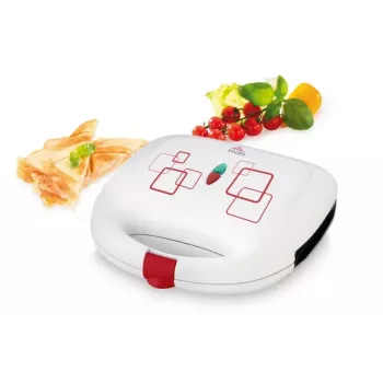 Sandwichmaker ETA ETA415390000, 700 W, 2 Sandwiches, weiß, 245×240×90 mm