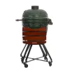 Holzkohle-Kamado-Grill TUNABONE TunaBone Classic 21 Zoll Größe M Grün