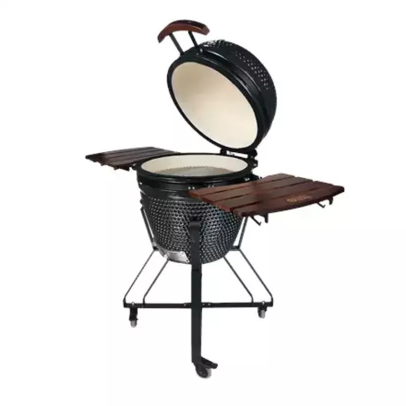 Kamado-Holzkohlegrill TUNABONE TunaBone classic 21 inch (Größe M) dunkelgrau — 21 Zoll Garraum