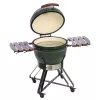 Keramik-Kamado-Grill TARGUS TBG24GREEN-02 — 24-Zoll grüner Holzkohlegrill