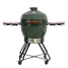 Keramik-Kamado-Grill TARGUS TBG24GREEN-02 — 24-Zoll grüner Holzkohlegrill
