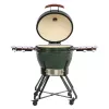 Keramik-Kamado-Grill TARGUS TBG24GREEN-02 — 24-Zoll grüner Holzkohlegrill