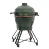 Keramik-Kamado-Grill TARGUS TBG24GREEN-02 — 24-Zoll grüner Holzkohlegrill