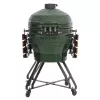 Keramik-Kamado-Grill TARGUS TBG24GREEN-02 — 24-Zoll grüner Holzkohlegrill
