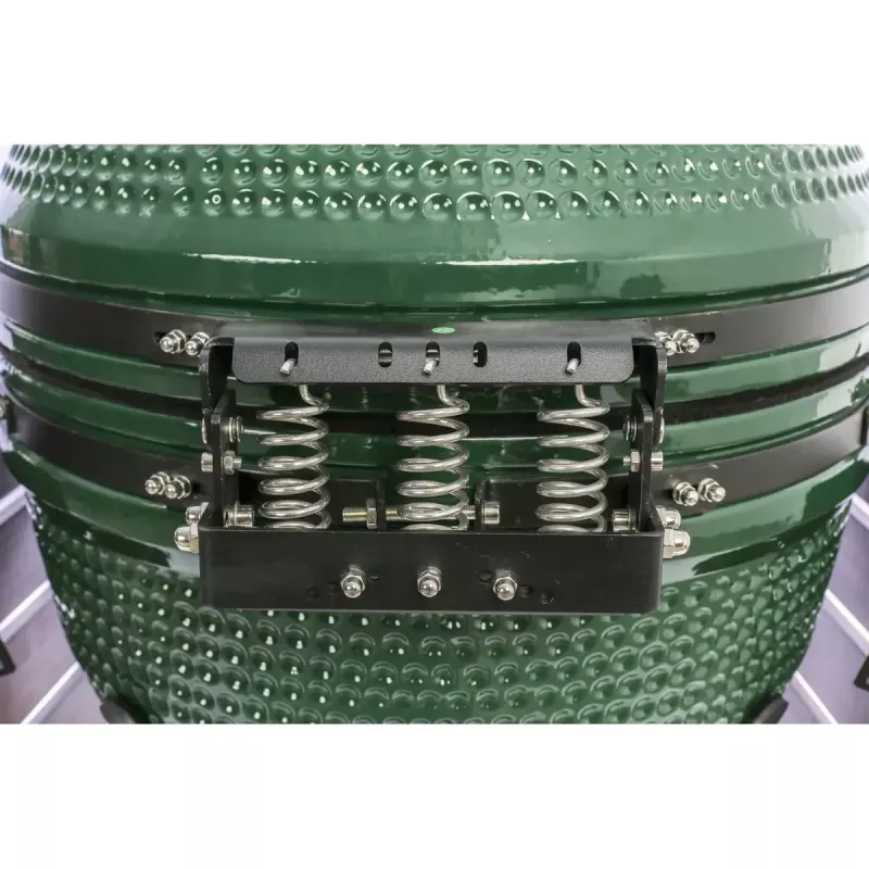 Keramik-Kamado-Grill TARGUS TBG24GREEN-02 — 24-Zoll grüner Holzkohlegrill