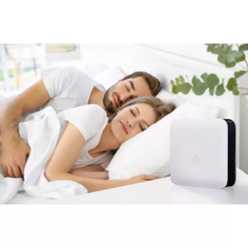 Umweltsensor Mill Sense SENSEAIR – kabelloser Monitor für Luftqualität, Luftfeuchtigkeit und Temperatur (Batterie, Wi‑Fi, 70×30×70 mm)