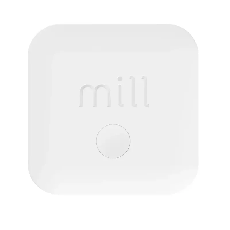 Umweltsensor Mill Sense SENSEAIR – kabelloser Monitor für Luftqualität, Luftfeuchtigkeit und Temperatur (Batterie, Wi‑Fi, 70×30×70 mm)