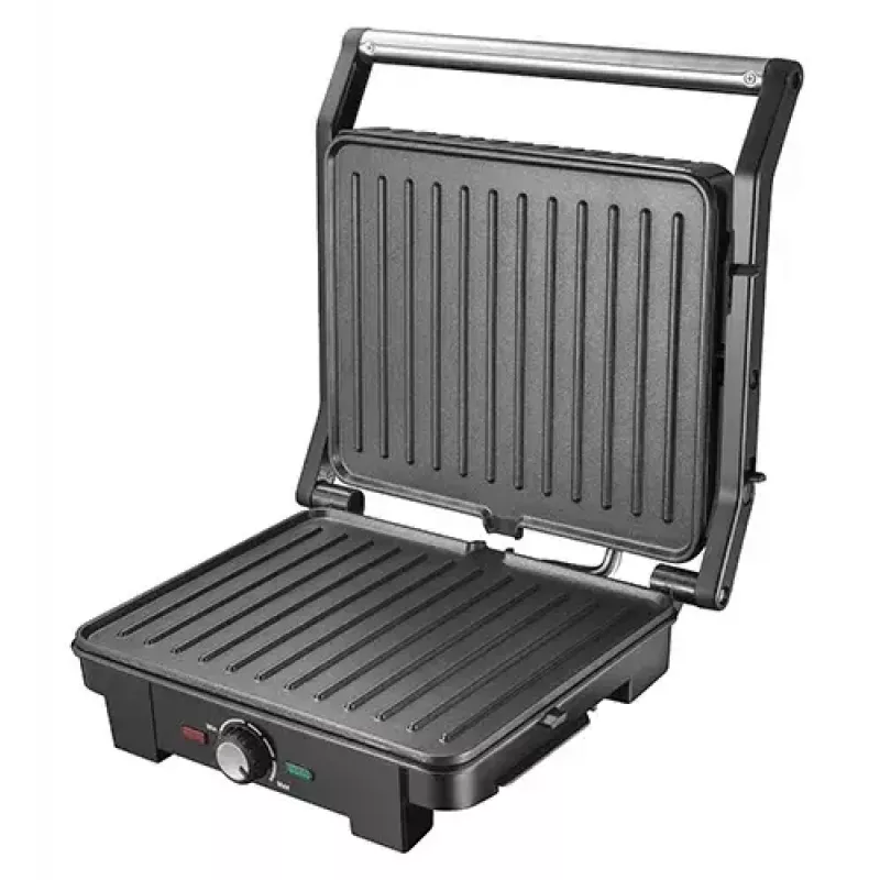 Kontaktgrill Adler AD 3051 — Edelstahl, 2200–2800 W, Grillfläche 1392 cm², einstellbare Temperatur, Antihaftplatten