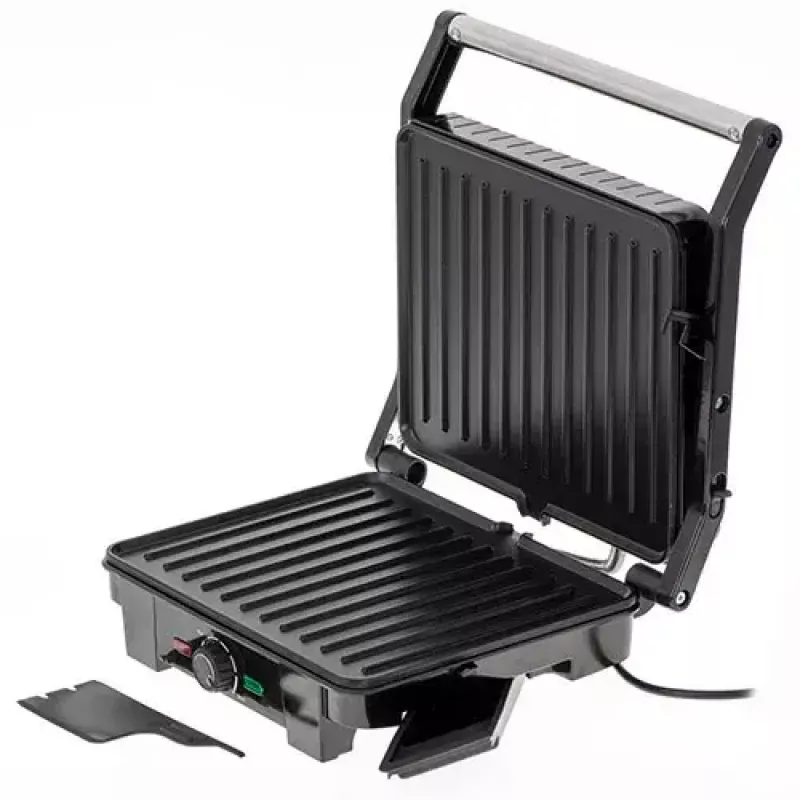 Kontaktgrill Adler AD 3051 — Edelstahl, 2200–2800 W, Grillfläche 1392 cm², einstellbare Temperatur, Antihaftplatten