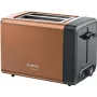 Toaster Bosch TAT4P429 2-Scheiben 970 W Schwarz/Braun, kompakt Edelstahl