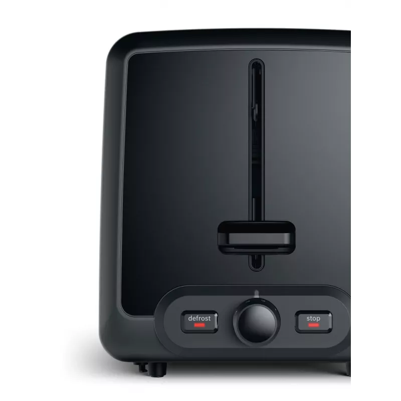 Toaster Bosch TAT4P429 2-Scheiben 970 W Schwarz/Braun, kompakt Edelstahl