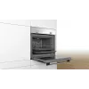 Einbau-Backofen Bosch Serie 2 HBF010BR1S Elektrisch, 66 L, Edelstahl, Drehregler