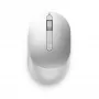 DELL Pro Premium Compact Maus – MS7421W – Platin-Silber, beidhändig, optisch, RF Wireless + Bluetooth, 1600 DPI, Platin, Silber (geöffnete Verpackung)