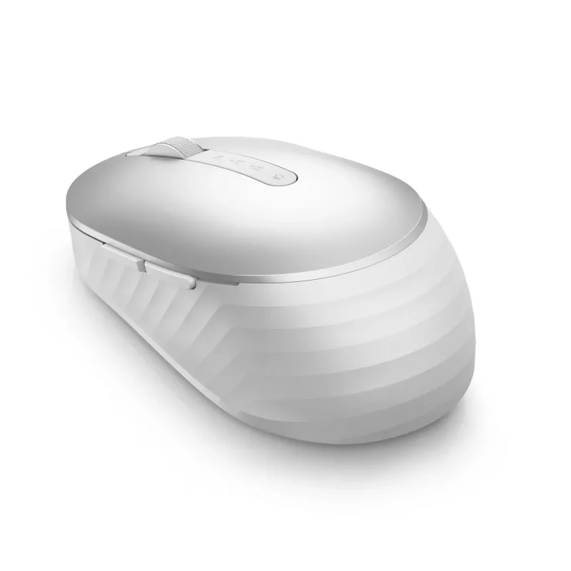 DELL Pro Premium Compact Maus – MS7421W – Platin-Silber, beidhändig, optisch, RF Wireless + Bluetooth, 1600 DPI, Platin, Silber (geöffnete Verpackung)