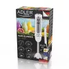 Pürierstab Adler AD 4625w — Stabmixer, 5 Geschwindigkeiten, Turbo, 1500 W, Edelstahlmesser, Silber/Weiß