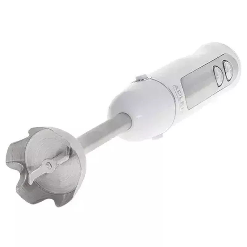 Pürierstab Adler AD 4625w — Stabmixer, 5 Geschwindigkeiten, Turbo, 1500 W, Edelstahlmesser, Silber/Weiß