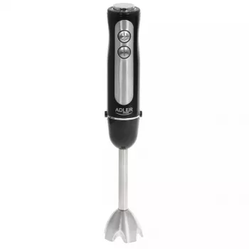 Stabmixer Adler AD 4625B — Handmixer, 1500 W max, 850 W Nennleistung, 5 Geschwindigkeiten, mechanische Steuerung, Turbo, Edelstahlklinge, Schwarz
