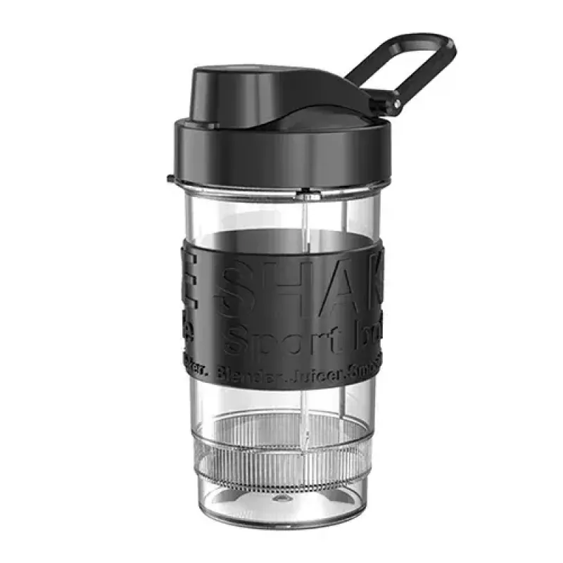 Sport-Mixer Adler AD 4081 — tragbarer Personal Mixer, 800 W Spitze, 0,57 l Becher, Edelstahlmesser, 2 Flaschen