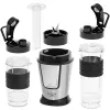 Sport-Mixer Adler AD 4081 — tragbarer Personal Mixer, 800 W Spitze, 0,57 l Becher, Edelstahlmesser, 2 Flaschen