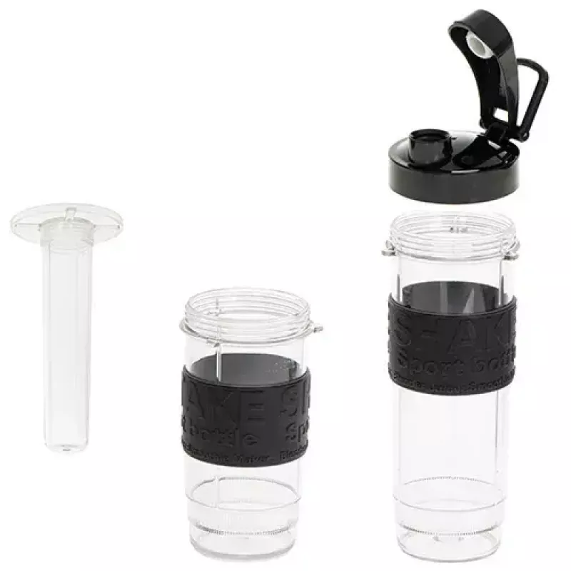 Sport-Mixer Adler AD 4081 — tragbarer Personal Mixer, 800 W Spitze, 0,57 l Becher, Edelstahlmesser, 2 Flaschen