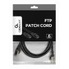 Ethernet-Patchkabel Gembird Cat6 U/UTP (UTP) 2 m, RJ-45, schwarz
