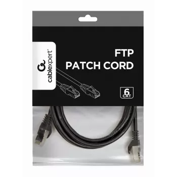 Ethernet-Patchkabel Gembird Cat6 U/UTP (UTP) 2 m, RJ-45, schwarz