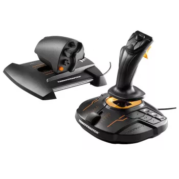 Thrustmaster T-16000M FCS Hotas Schwarz, Orange USB Joystick Analog / Digital PC