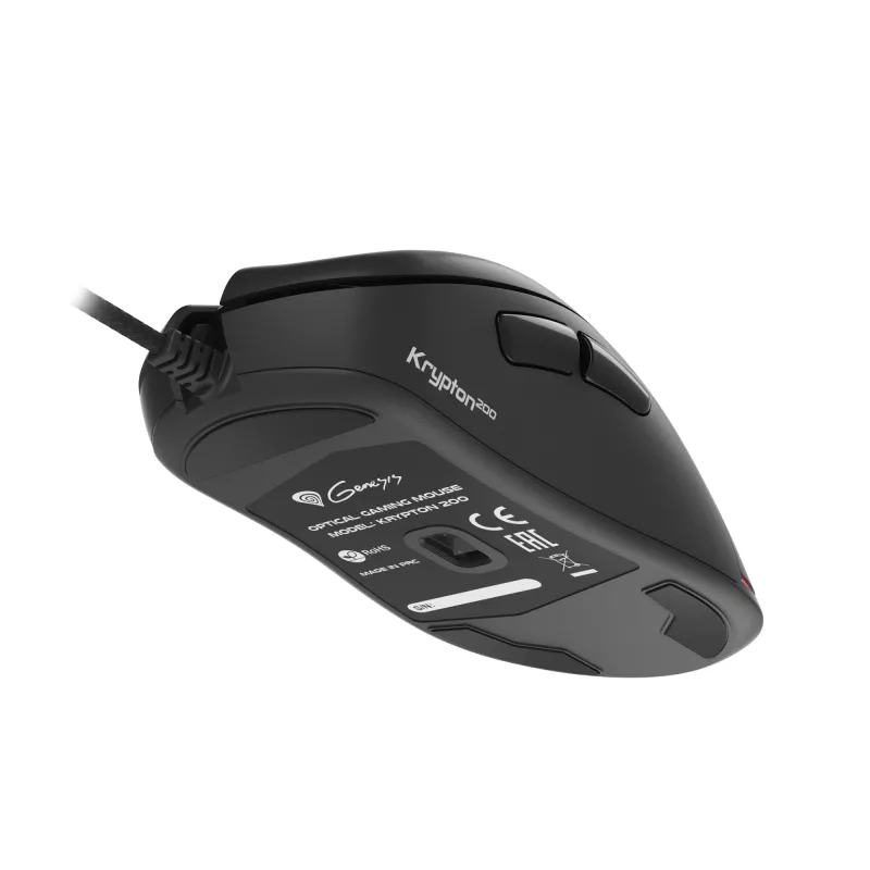 GENESIS Krypton 200 Maus Gaming Rechtshänder USB Typ-A Optisch 6400 DPI