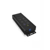 ICY BOX IB-HUB1703-QC3 USB 3.2 Gen 1 (3.1 Gen 1) Type-B 5000 Mbit/s Schwarz