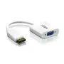 ATEN DisplayPort-zu-VGA-Konverter, Bis zu 1920x1200 @60Hz, DisplayPort, VGA (D-Sub), Stecker, Buchse, Gerade, Gerade