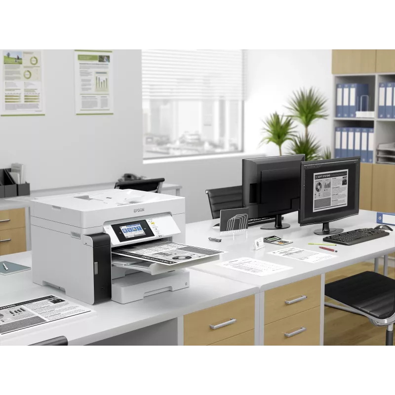 Multifunktionsgerät Epson M15180 — monochromer Tintendruck, 4800x1200 DPI, Farbscan 1200x1200, A4, Wi‑Fi, Ethernet, Duplex
